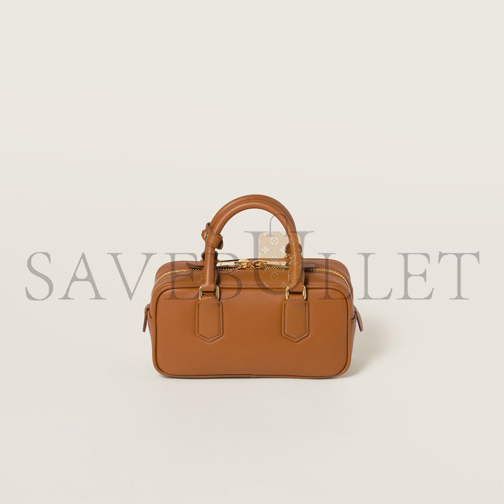M1v M1v arcadie leather bag 5bb142 (22*10.5*7.5cm)